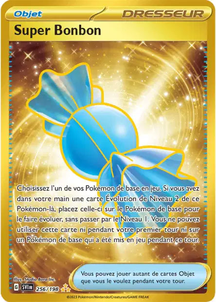 Super Bonbon Gold - Écarlate et violet - 256/198