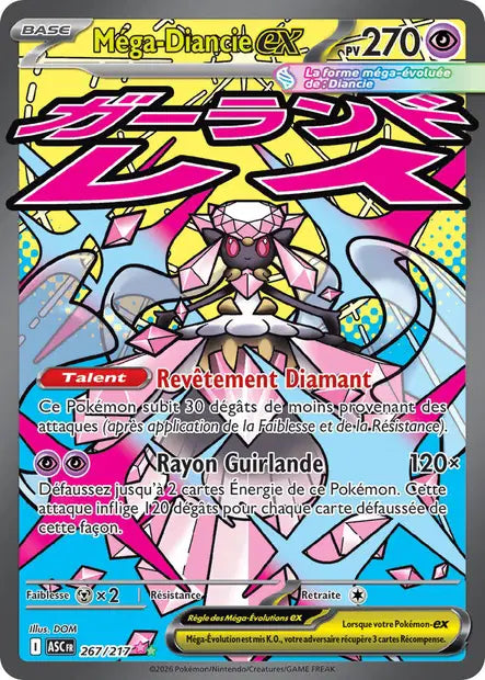 Mega Diancie Ex- Héros Transcendants  - 267/217