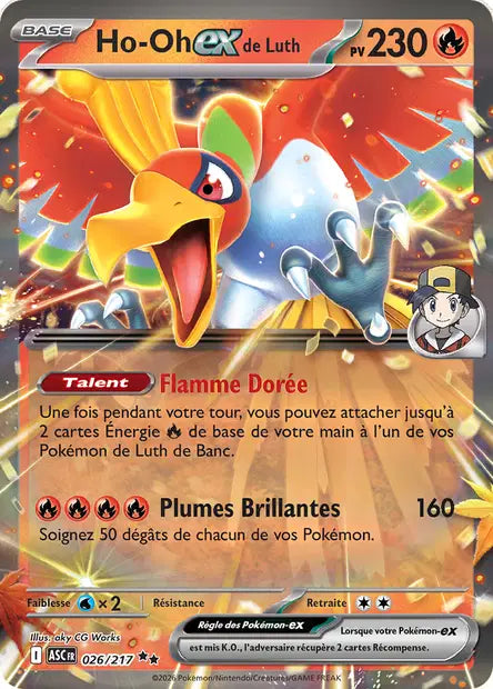 Ho Oh Ex - Héros Transcendants  - 026/217