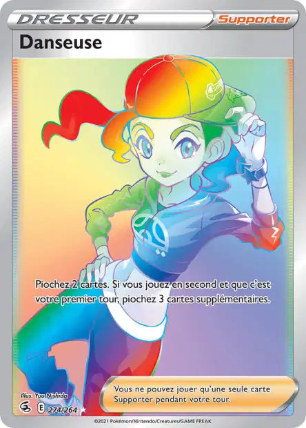 Danseuse Rainbow - Poing de fusion - 274/264