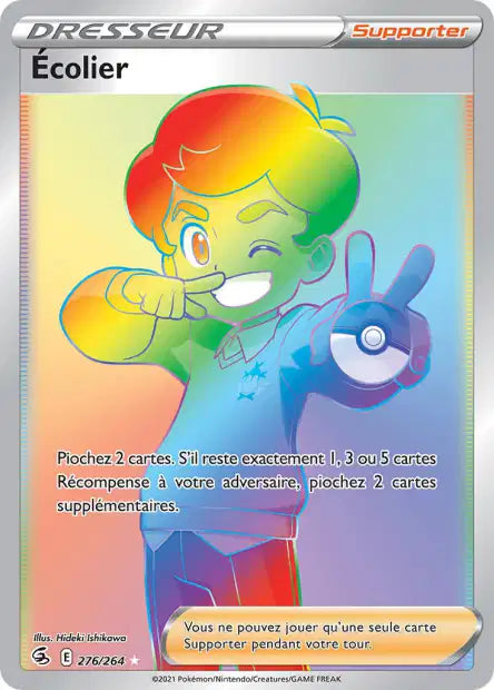 Ecolier Rainbow - Poing de fusion - 276/264