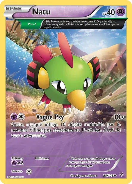 Natu Semi Full art - XY Ciel Rugissant - 28/108