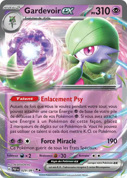 Gardevoir Ex - Destinées de Paldea - 029/091