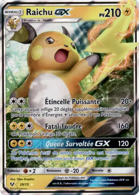 Raichu Gx - Légendes Brillantes - 29/73