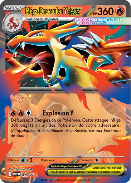 Mega Dracaufeu Y Ex - Promo - MEP030