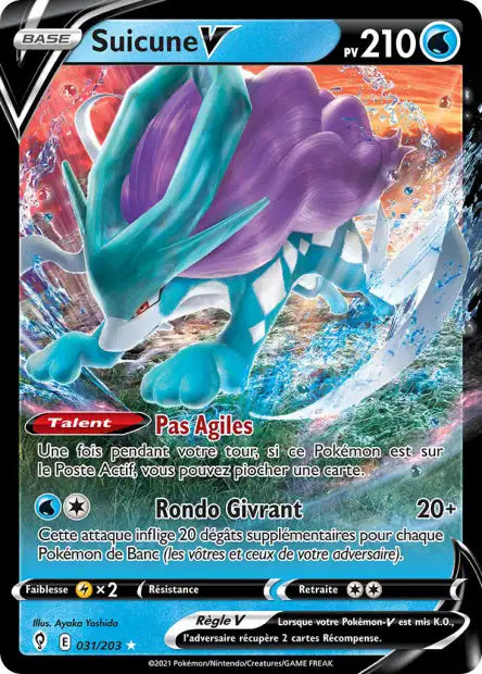 Suicune V -Evolution Céleste - 031/203
