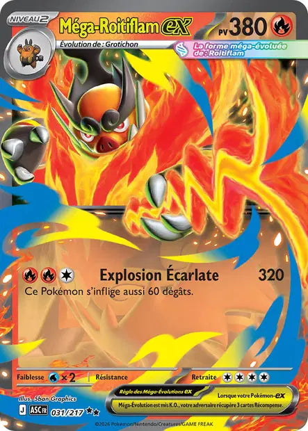 Mega Roitiflam Ex - Héros Transcendants  - 031/217
