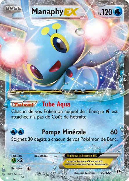 Manaphy Ex - Xy Rupture turbo - 32/122