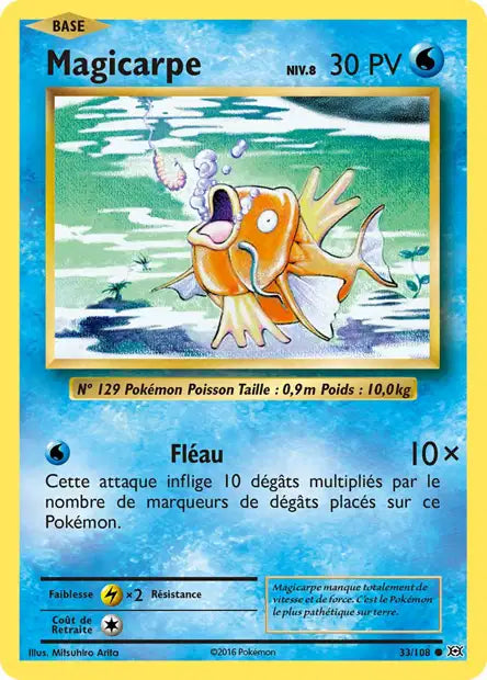 Magicarpe - Xy Évolution - 33/108