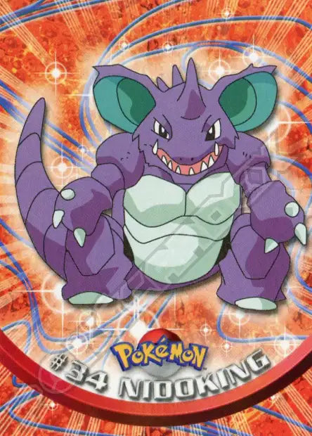 34  -Nidoking - Topps