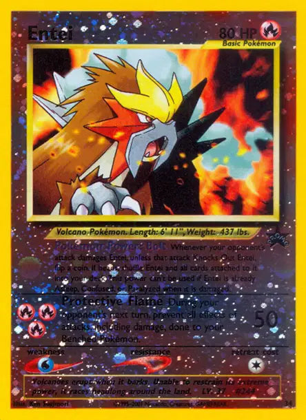 Entei  - Promo Black star - 34