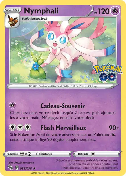 Nymphali holo -Pokemon Go - 035/078