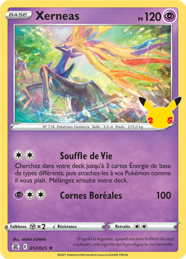 Xerneas Holo  - Célébration - 012/025