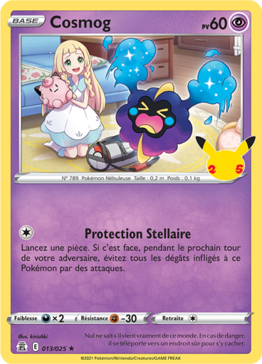 Cosmog Holo  - Célébration - 013/025