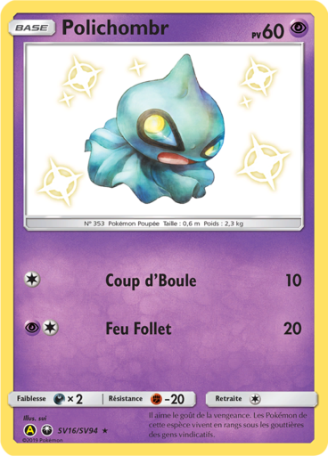Poilchombr Shiny - Destinée Occulte - SV16/SV94