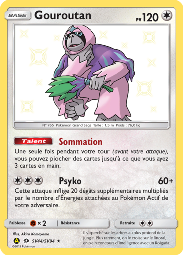 Gouroutan Shiny - Destinée Occulte - SV44/SV94