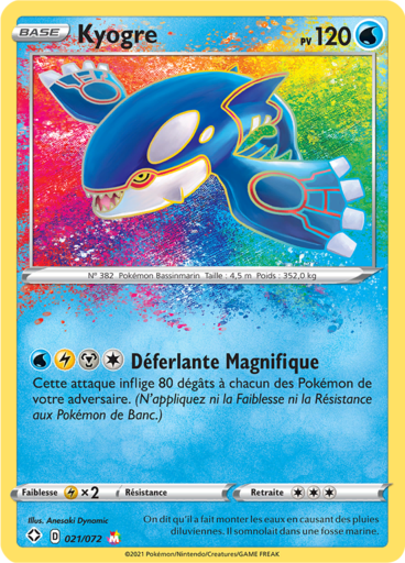 Kyogre amazing - Destinées Radieuses - 021/072