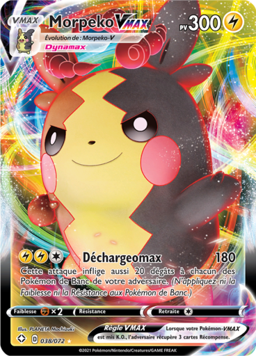 Morpeko Vmax -  Destinées Radieuses - 038/072