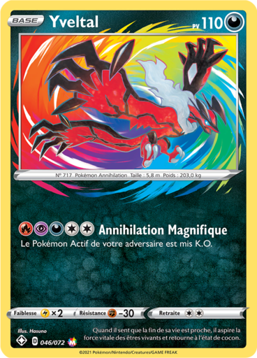 Yveltal amazing - Destinées Radieuses - 046/072