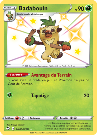 Badabouin Shiny  - Destinées Radieuses - SV005/SV122