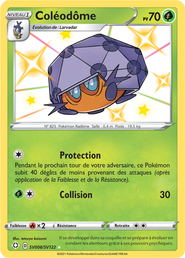 Coleodome Shiny  - Destinées Radieuses - SV008/SV122