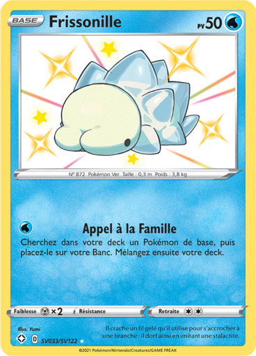 Frissonille Shiny  - Destinées Radieuses - SV033/SV122