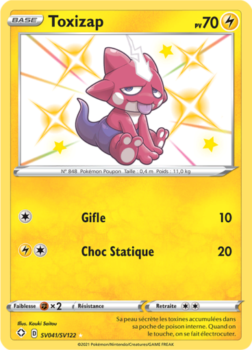 Toxizap Shiny  - Destinées Radieuses - SV041/SV122