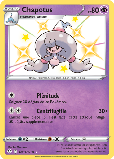 Chapotus Shiny  - Destinées Radieuses - SV055/SV122