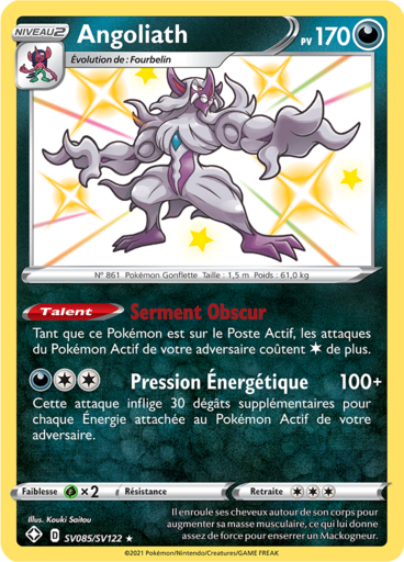 Angoliath Shiny  - Destinées Radieuses - SV085/SV122