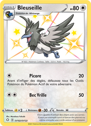 Bleuseille Shiny  - Destinées Radieuses - SV102/SV122