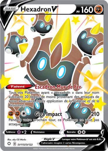 Hexadron V Shiny  - Destinées Radieuses - SV115/SV122