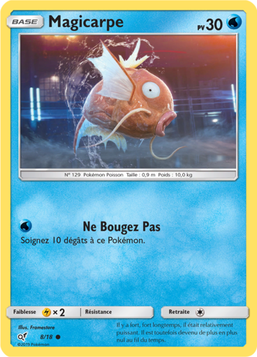 Magicarpe Holo - Détective Pikachu  - 8/18