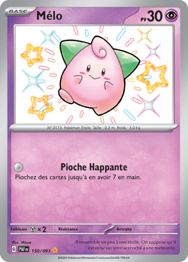 Melo Shiny- Destinées de Paldea - 150/091