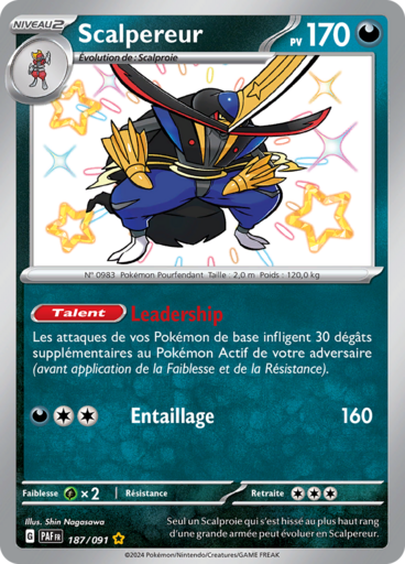 Scalpereur Shiny- Destinées de Paldea - 187/091