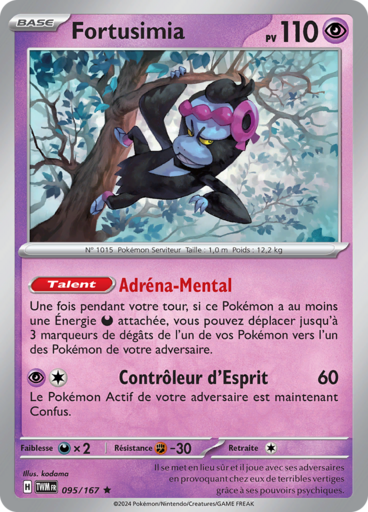 Fortusimia holo - Mascarade Crépusculaire Promo Cosmo  - 095/167
