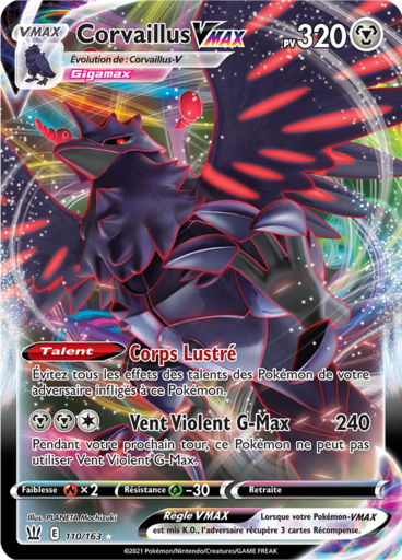 Corvaillus  Max - Style de combat - 110/163