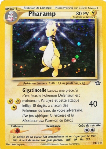 Pharamp holo  - Néo Génésis - 1/111