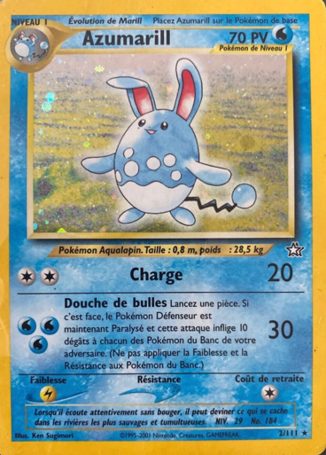 Azumarill holo  - Néo Génésis - 2/111