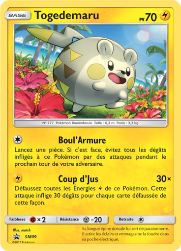 Togedemaru Holo - Promo - SM09