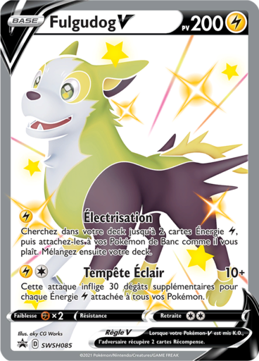 Fulgudog V Shiny  -  Promo Destinées Radieuses - SWSH085