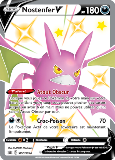 Nostenfer V Shiny  -  Promo Destinées Radieuses - SWSH098