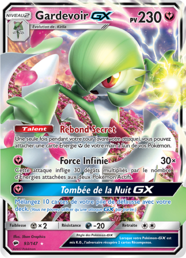 Gardevoir GX - Ombres Ardentes - 93/147