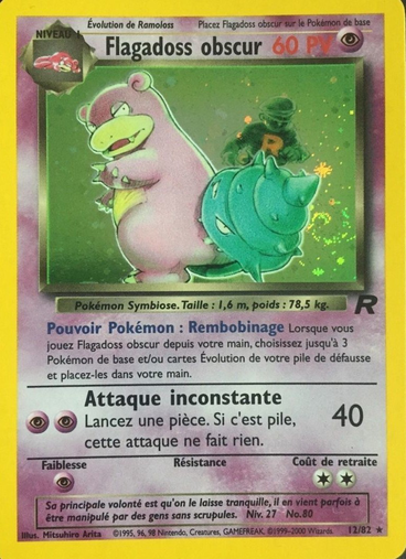 Flagadoss holo obscur  - Team Rocket - 12/82