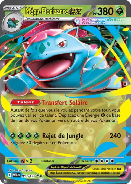 Mega Florizarre Ex  -Méga Evolution  - 3/132