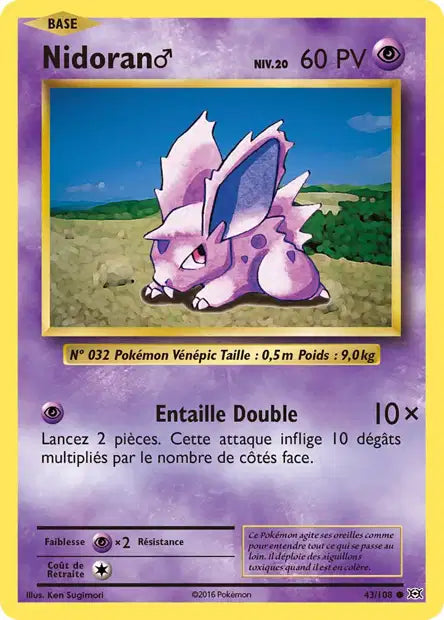 Nidoran - Xy Évolution - 43/108