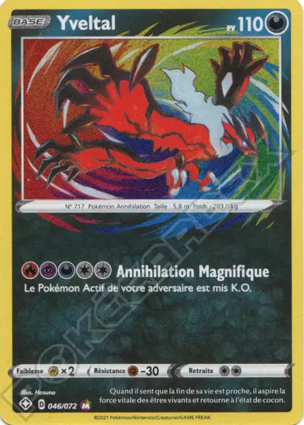 Yveltal amazing - Destinées Radieuses - 046/072