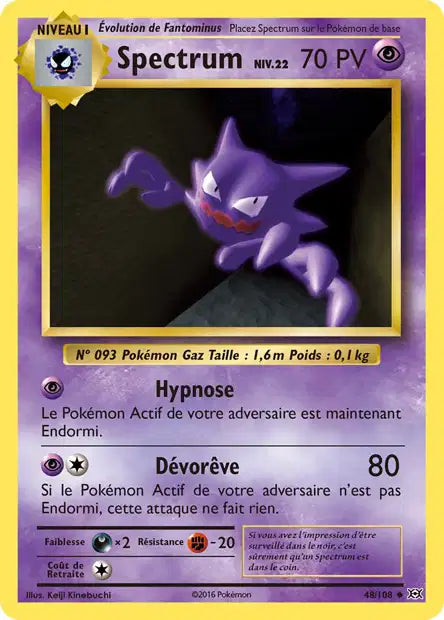 Spectrum - Xy Évolution - 48/108