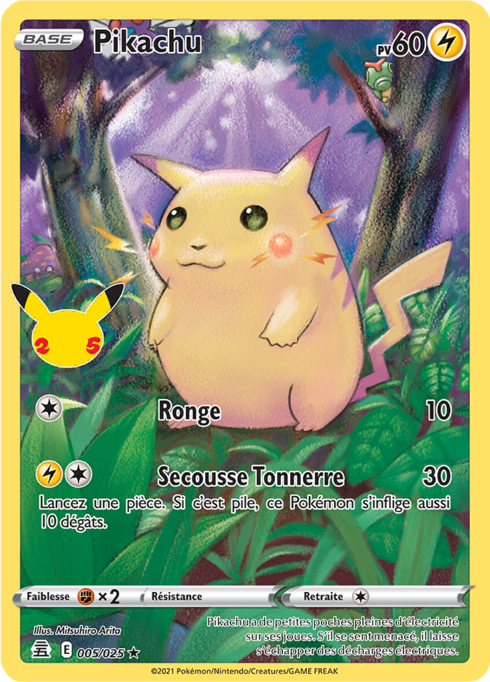Pikachu Jungle - Célébration - 005/025