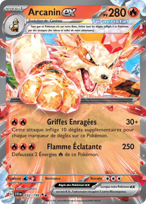 Arcanin Ex - Écarlate et violet - 032/198