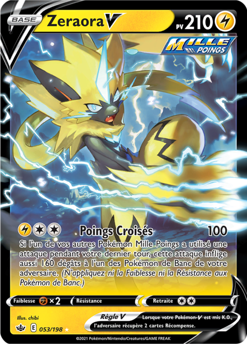 Zeraora V - Règne de glace - 053/198